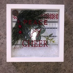 Peace, Joy, Cheer Holiday Sign